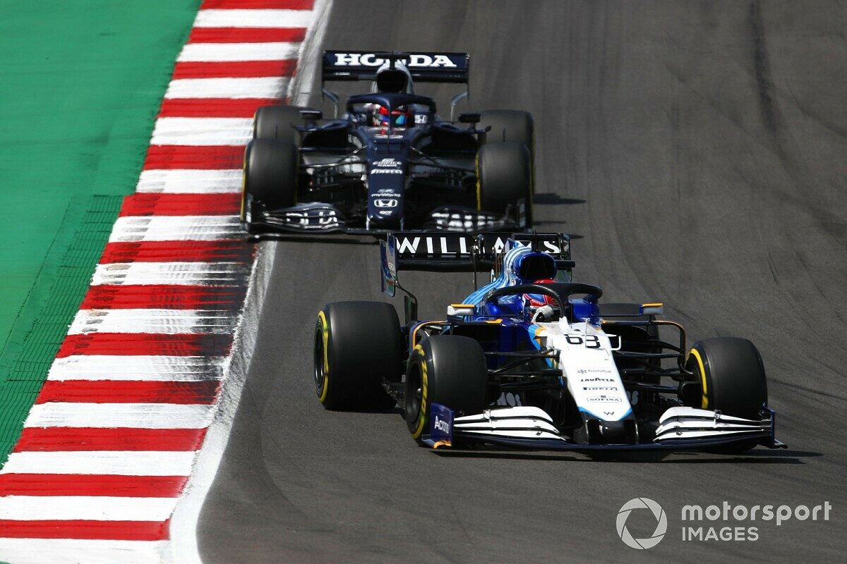 Williams rear end issue ometao Russellovu utrku F1 u Portimaou
