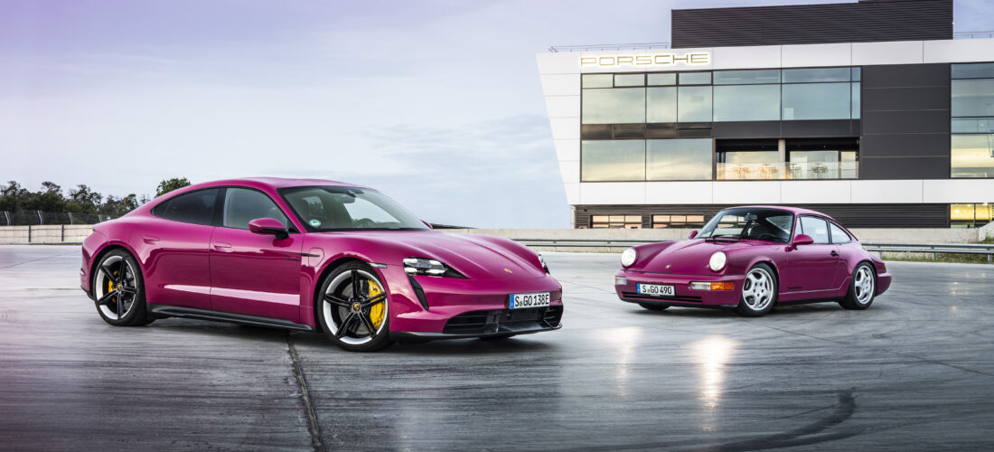 Definitivno trebate obojiti porsche Taycan u Rubystone Red