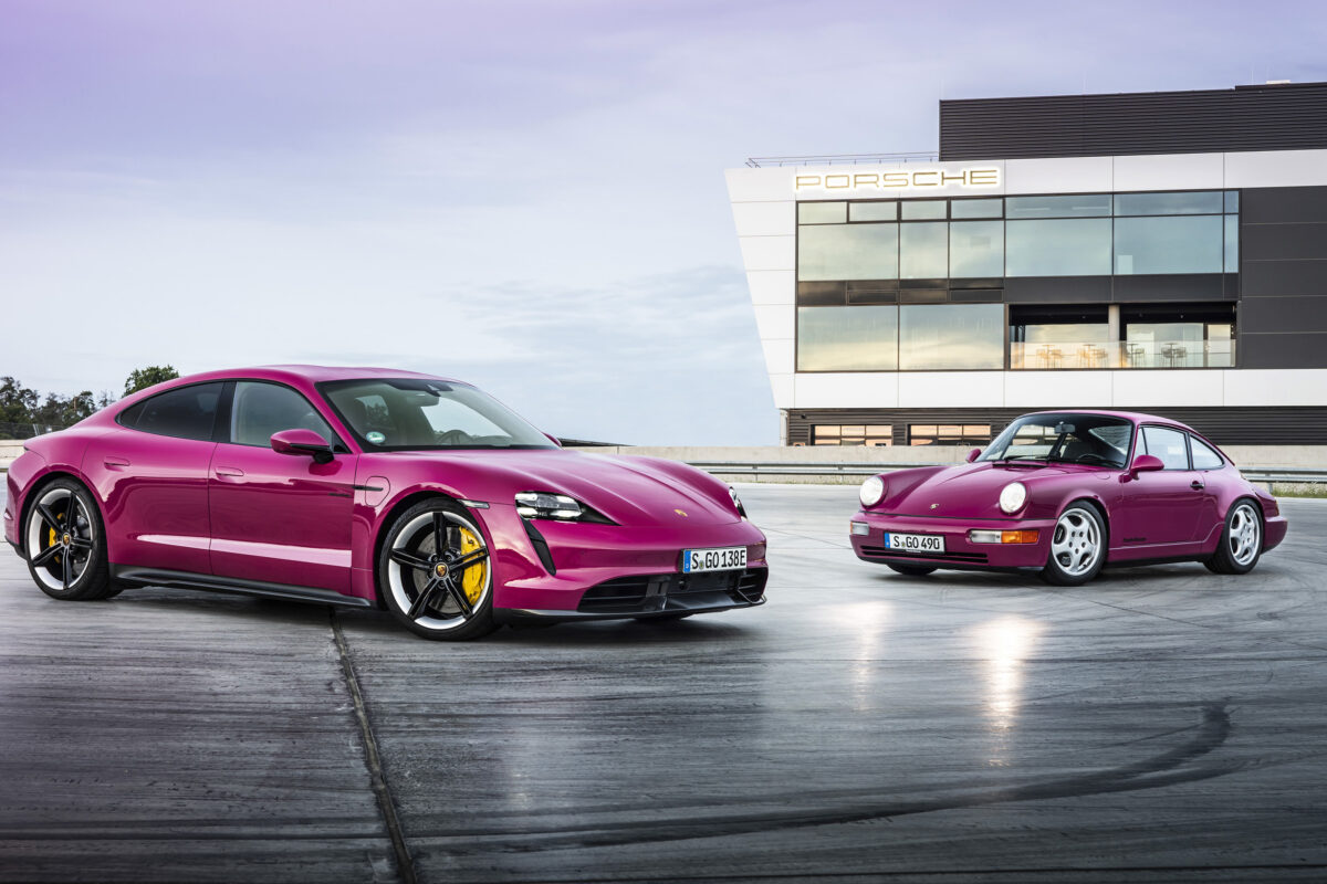 Definitivno trebate obojiti porsche Taycan u Rubystone Red